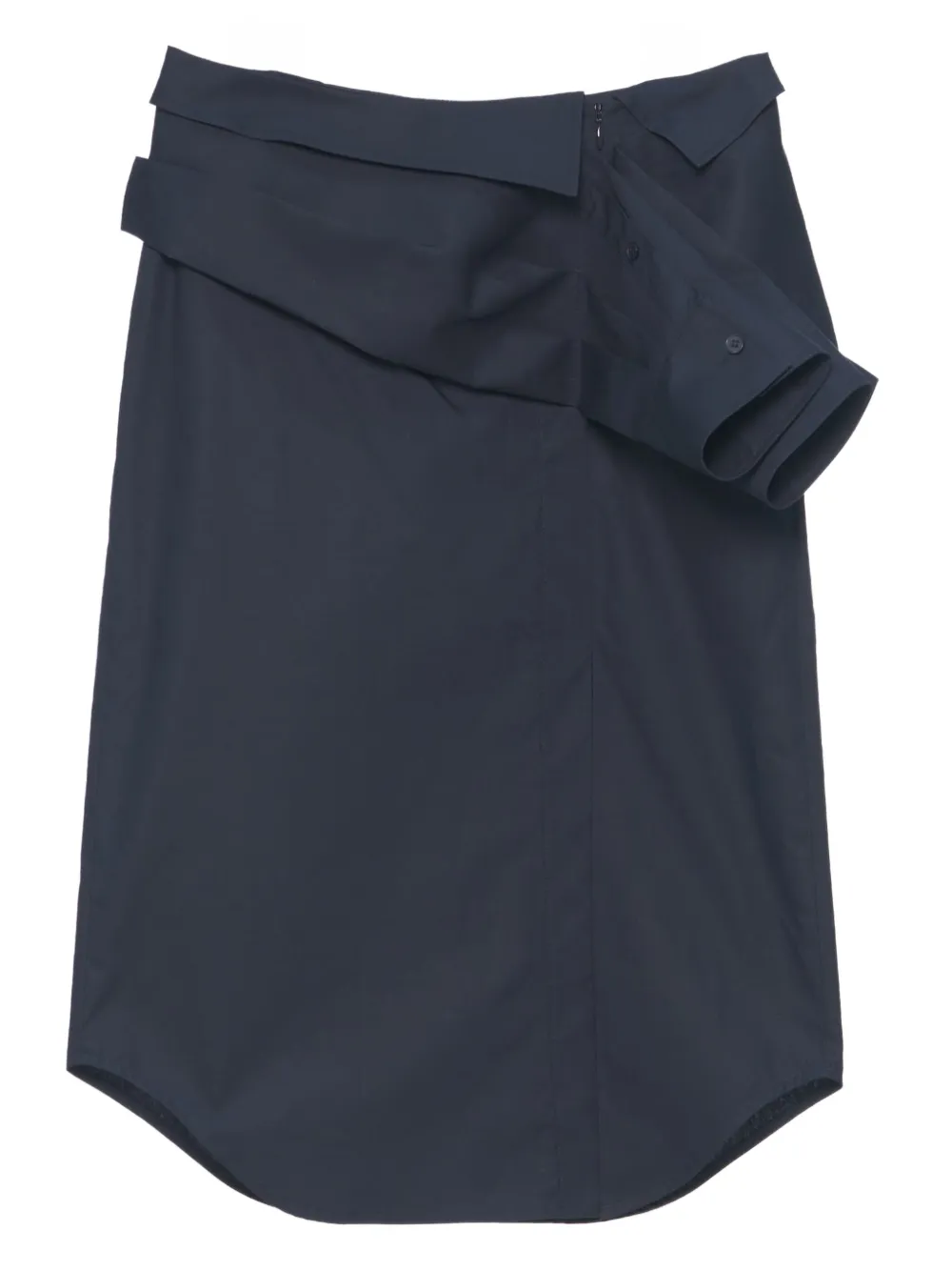 pushBUTTON draped skirt | Blue | Image 1