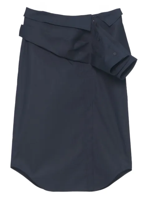 pushBUTTON draped skirt