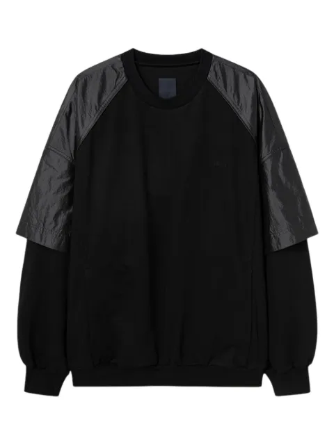 Juun.J sudadera con paneles