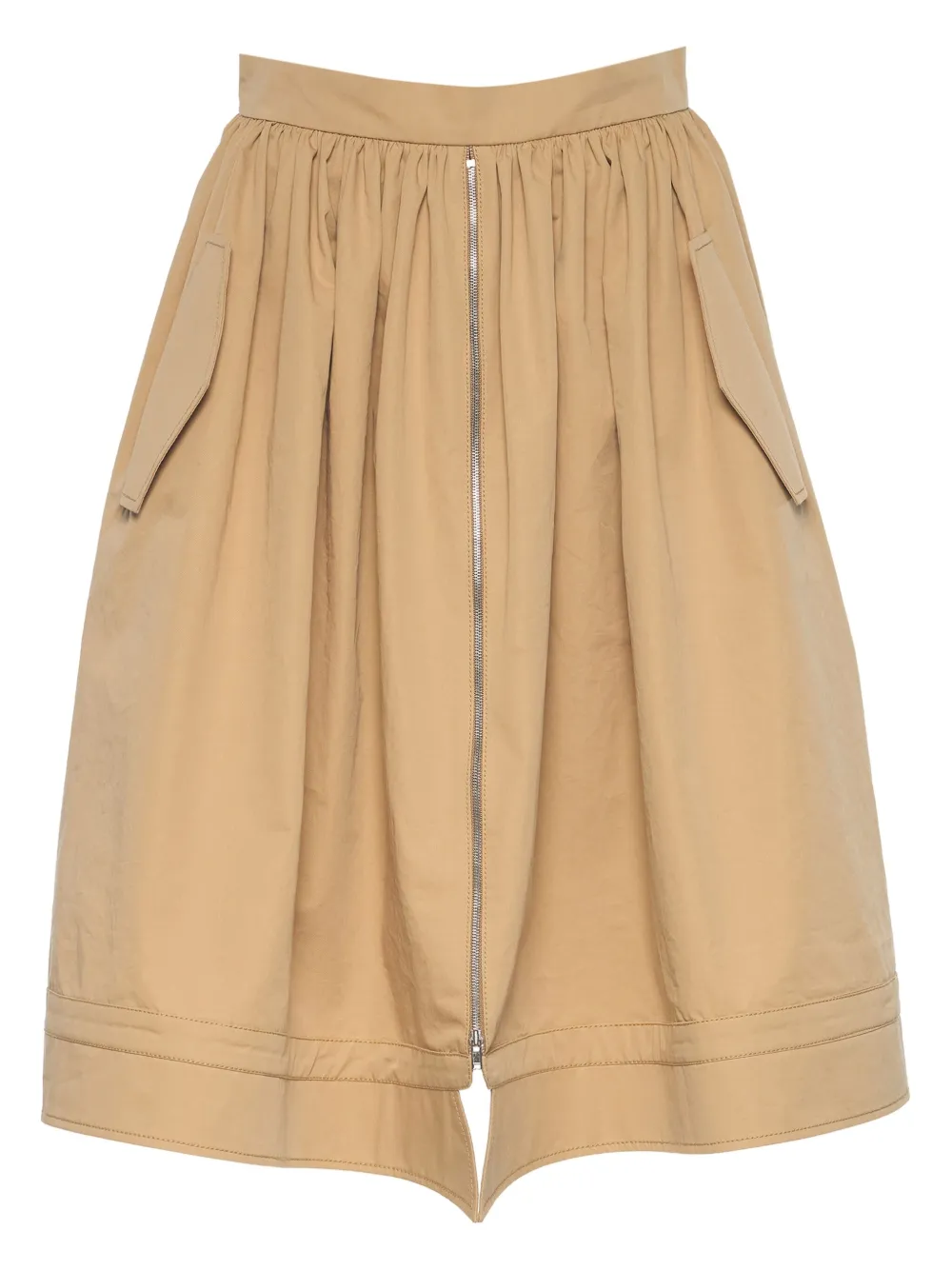 pushBUTTON two-tone shorts | Neutrals | Image 1