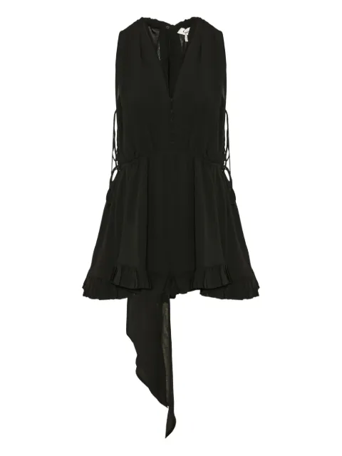 Chloé V-neck ruffled playsuit