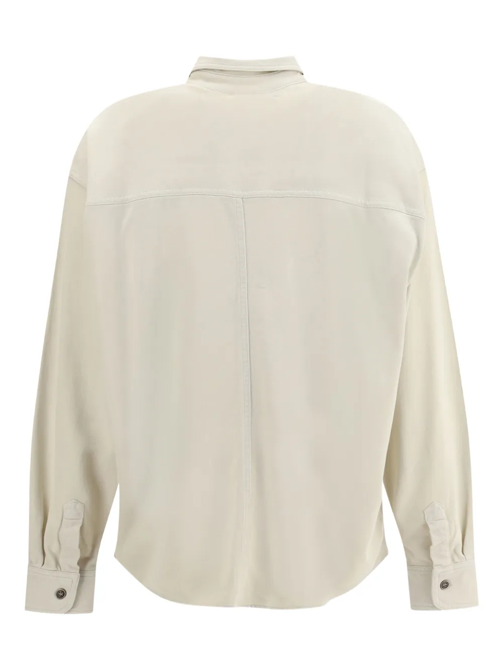 MARANT ÉTOILE Raquel double-pocket button-front shirt - Wit