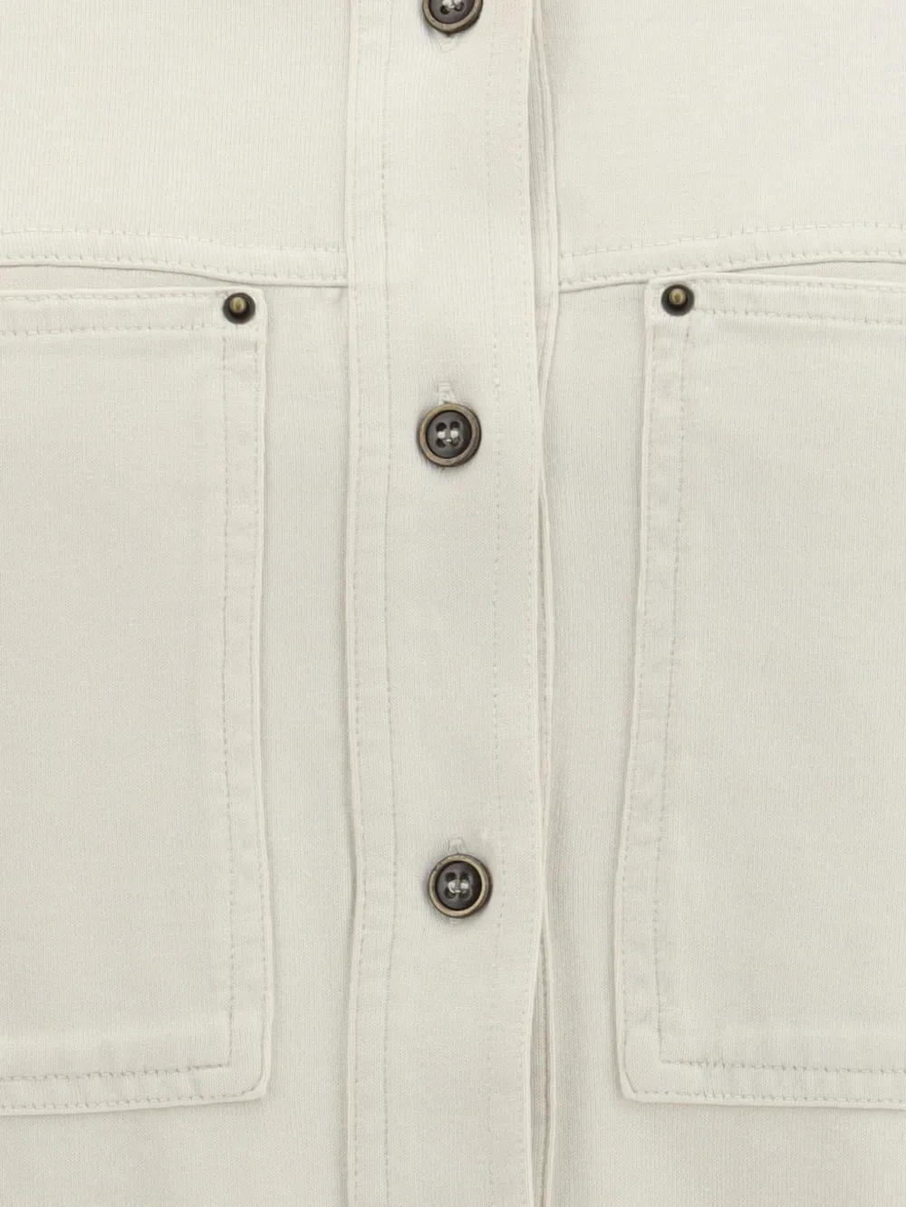 Isabel Marant Étoile Raquel Double-pocket Button-front Shirt In Neutral