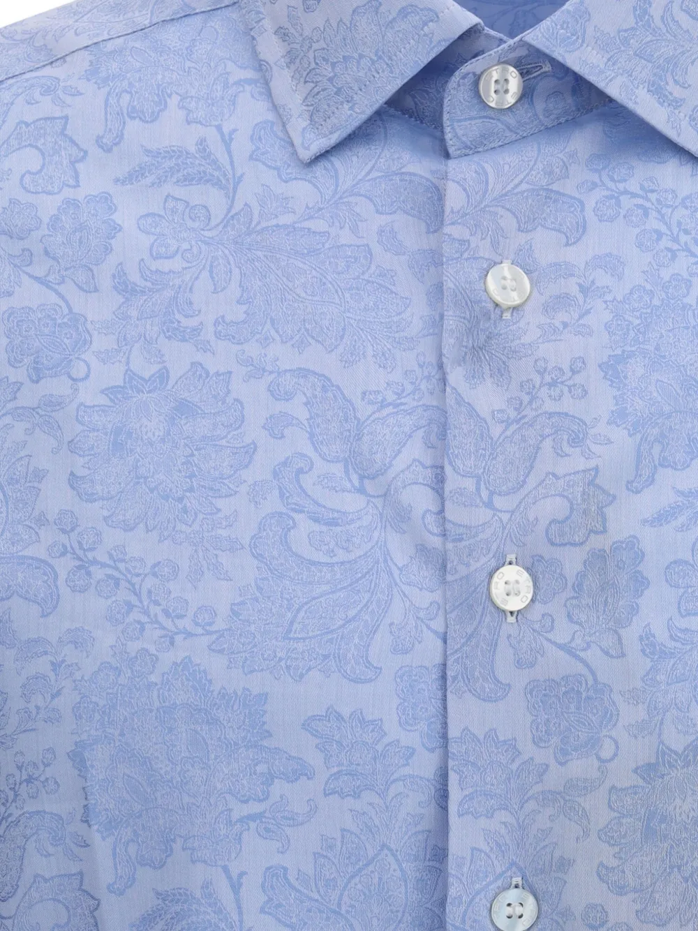 ETRO Overhemd met paisley-print Blauw