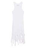 Alexander Wang deconstructed cotton minidress - White
