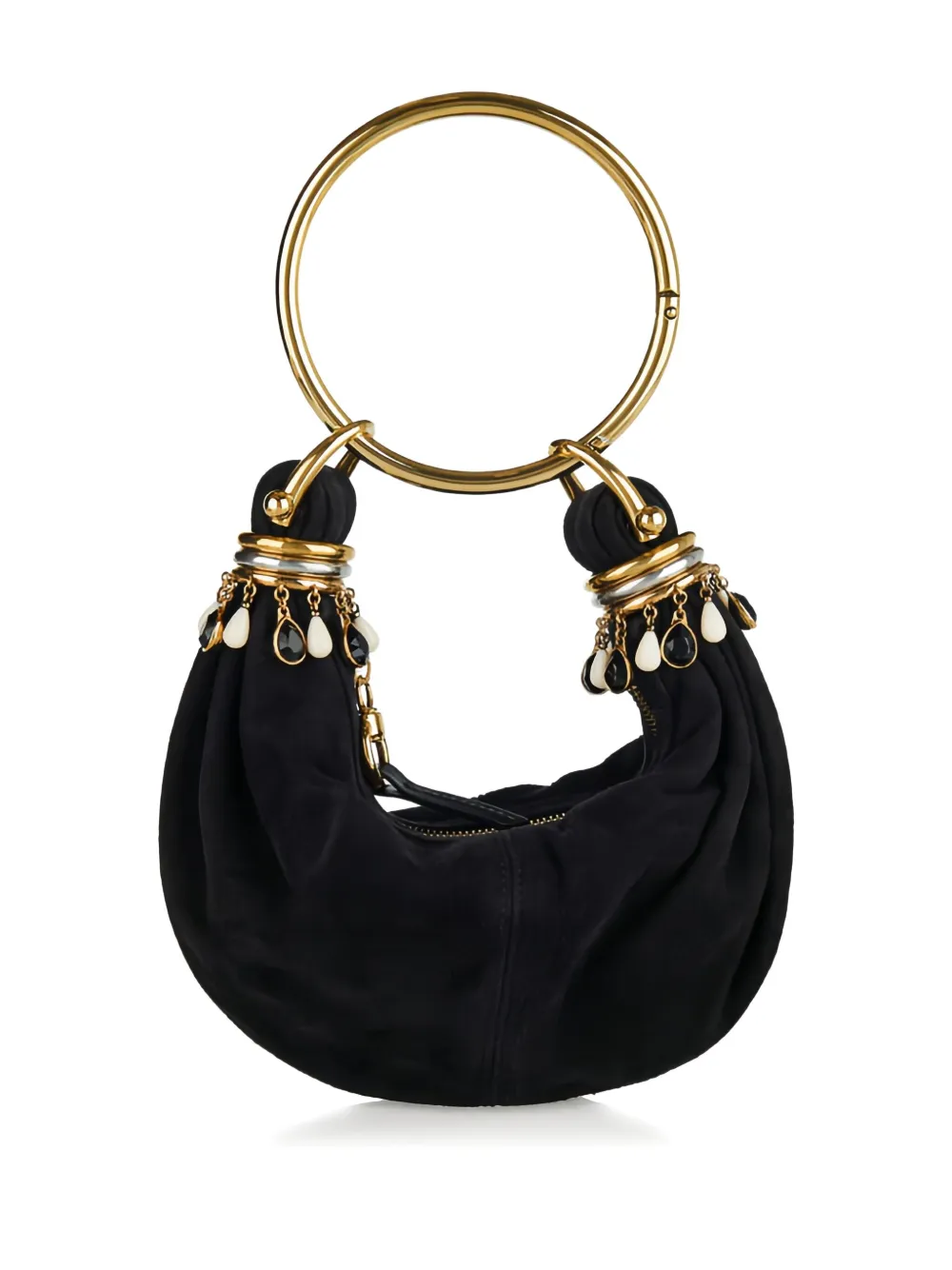 Chloé small Bracelet Hobo tote bag - Zwart