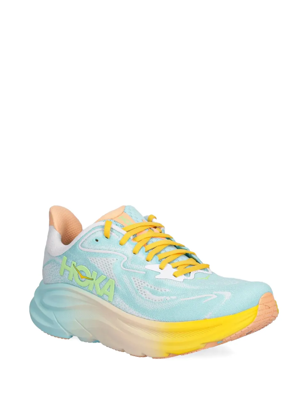 HOKA gradient-sole sneakers Blue