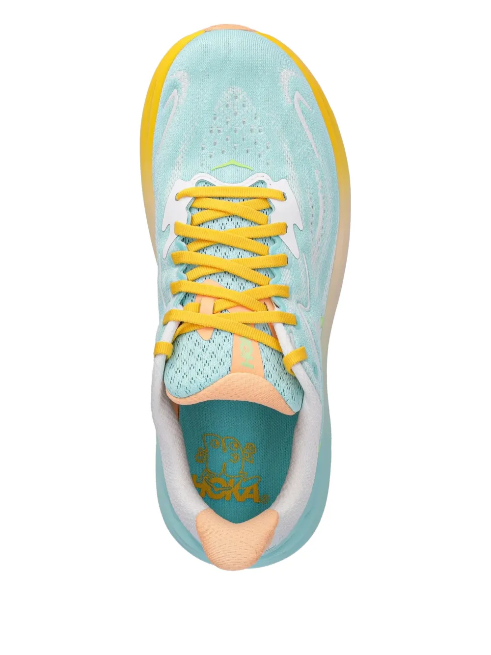 HOKA gradient-sole sneakers Blue