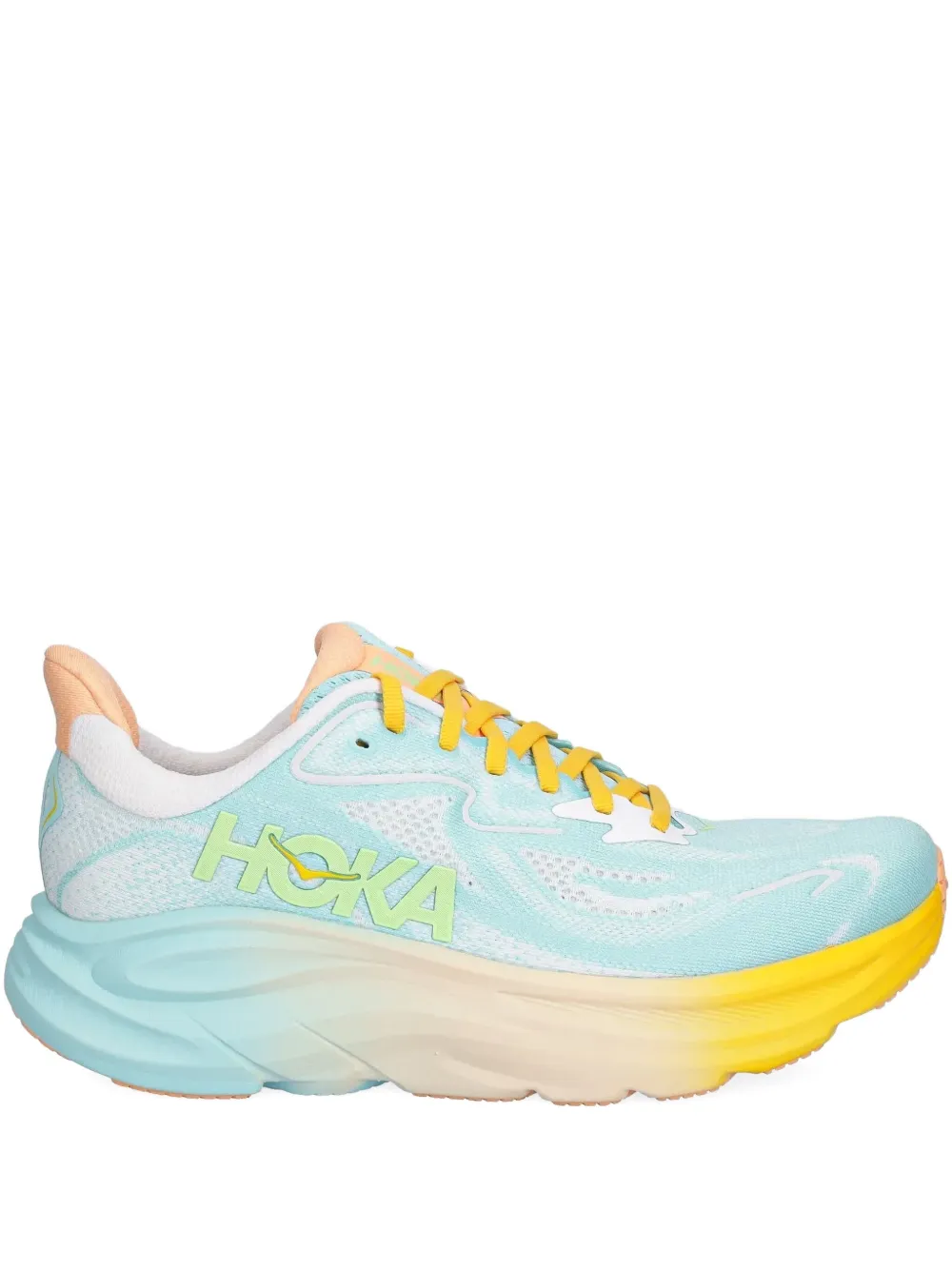 HOKA gradient-sole sneakers Blue