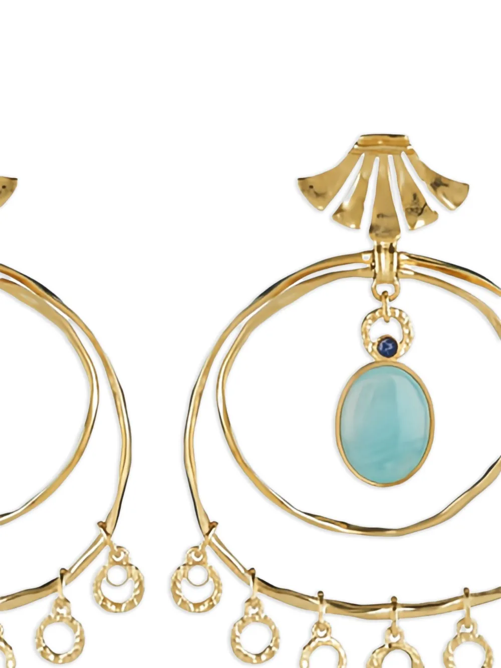 Chloé circle-shaped stone-embellished earrings | Image 2