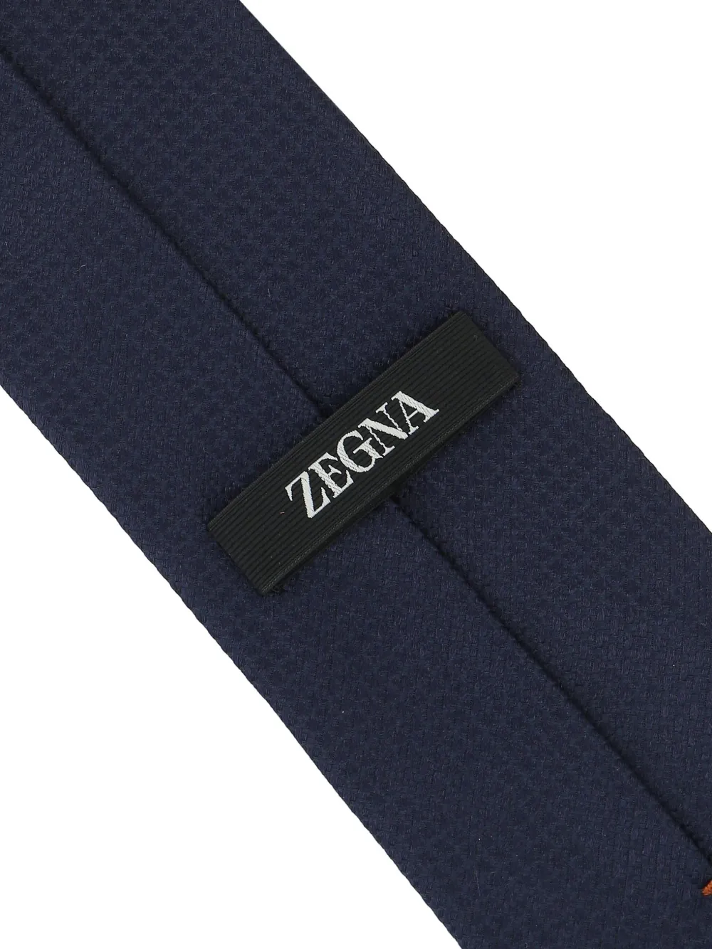 Zegna pattern tie - Blauw