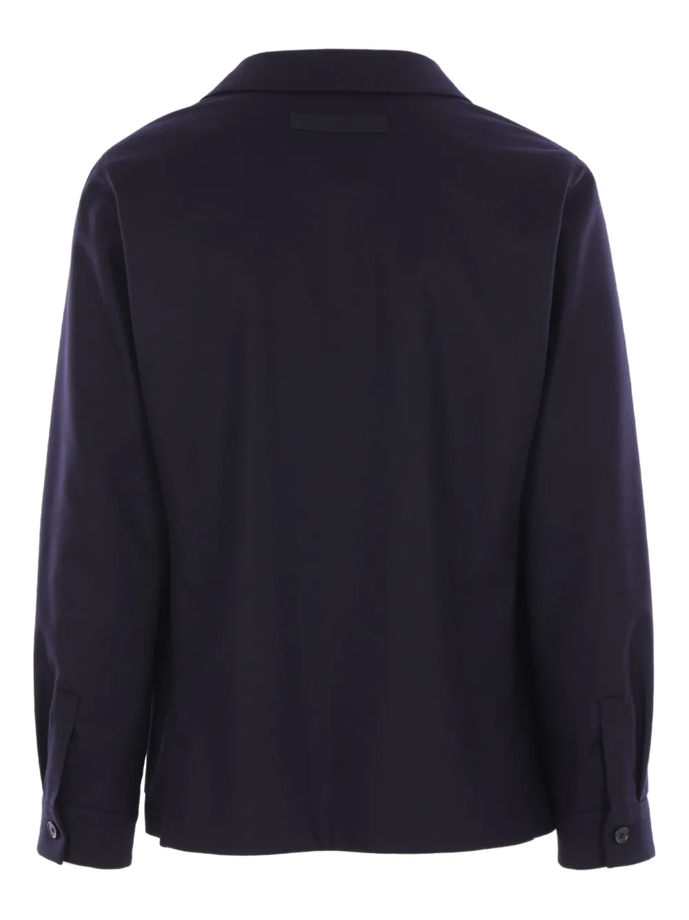 Zegna patch-pocket buttoned shirt jacket | Shirt Jackets | Image 2