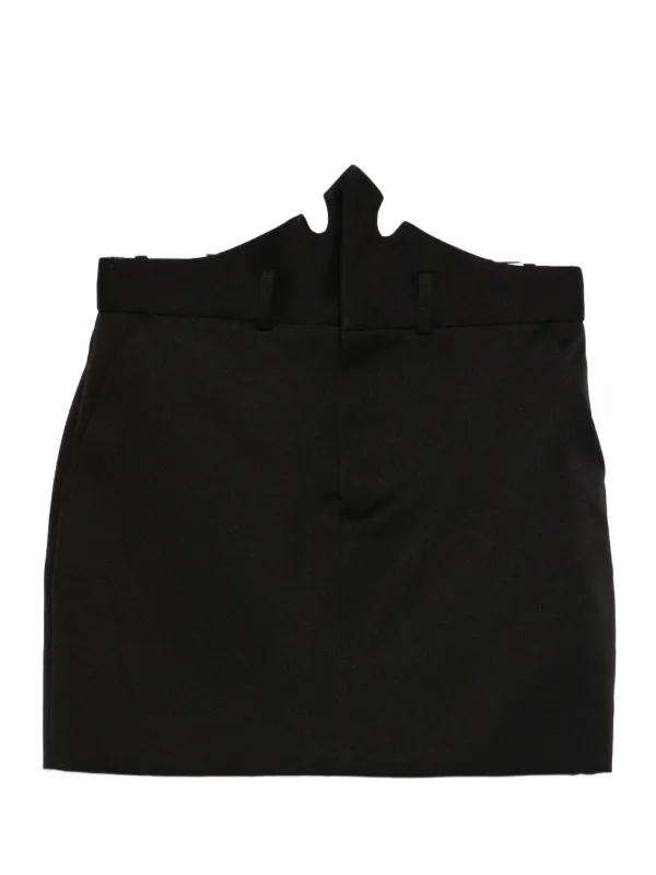 Coperni X Disney Crown-detail Mini Skirt in Black