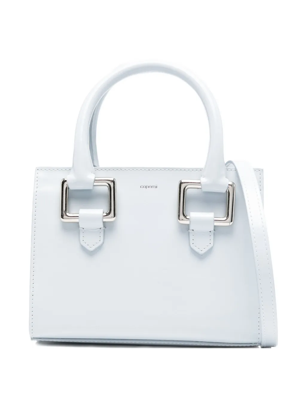 Emoji double-buckle tote bag