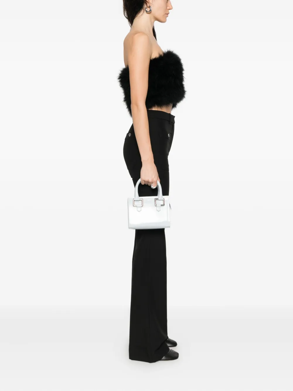 Coperni Emoji double-buckle tote bag - Blauw