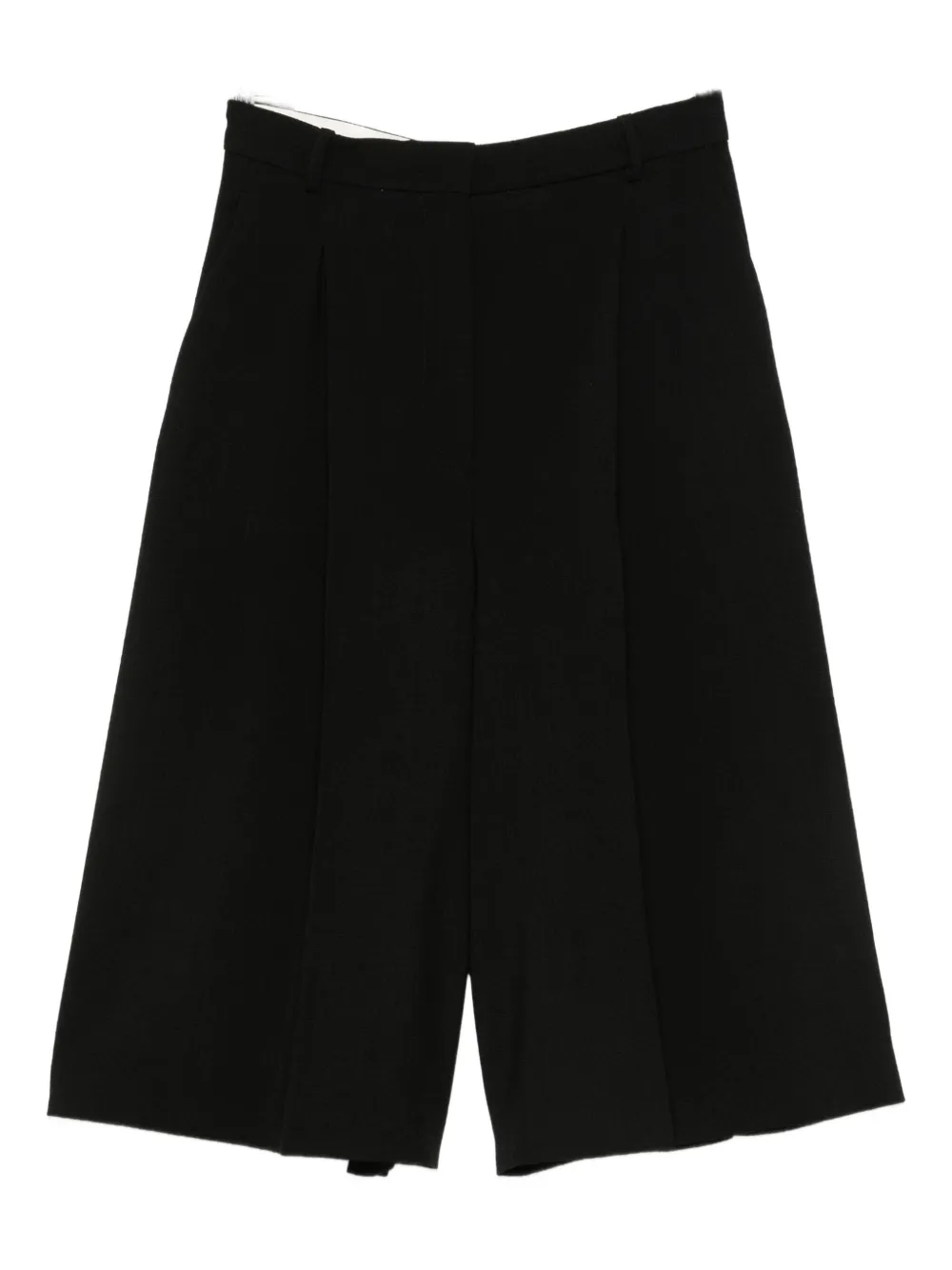 Rochas Pleated Tailored Shorts In Black