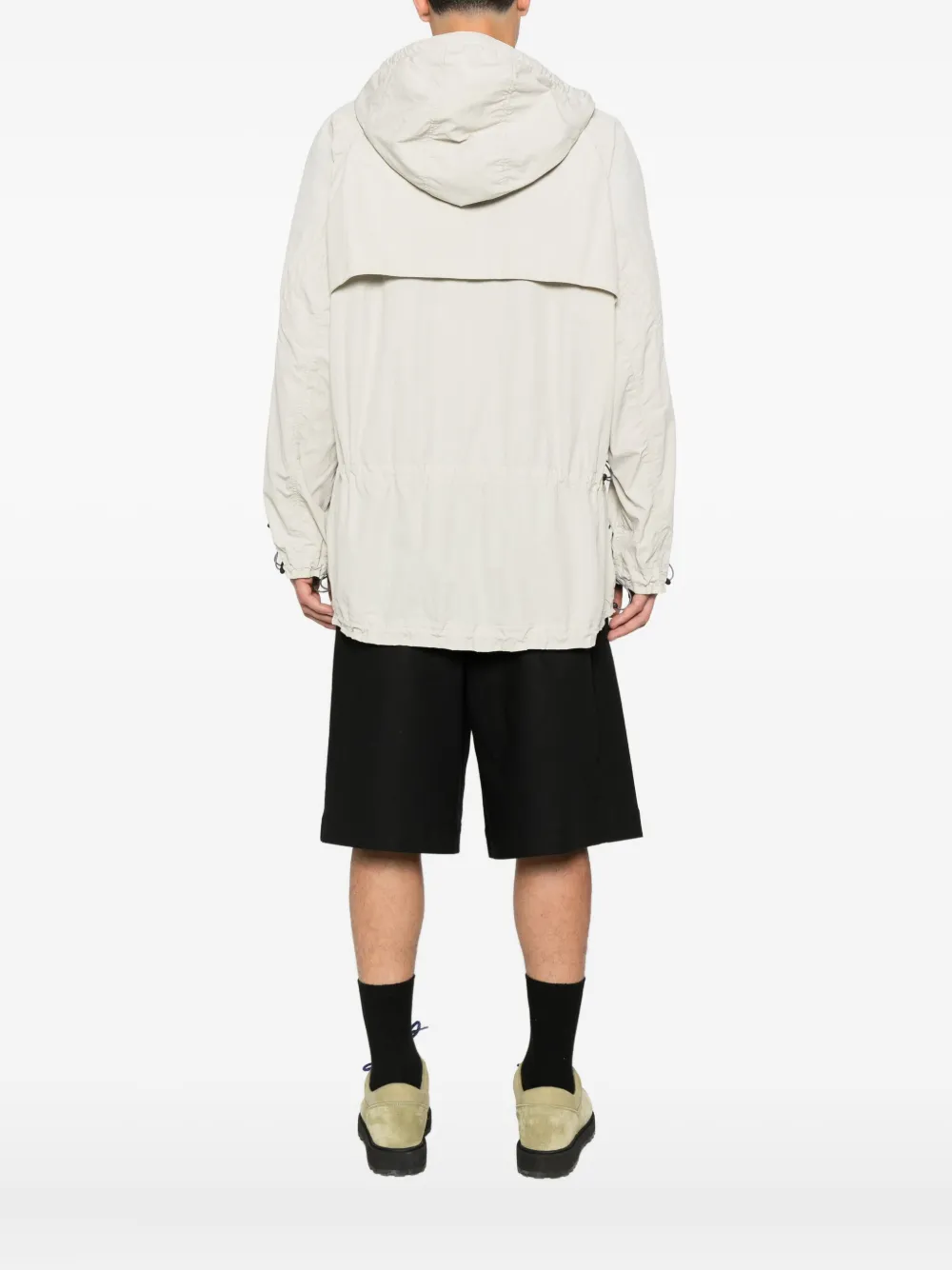 A-COLD-WALL* Parka met capuchon en trekkoord Beige