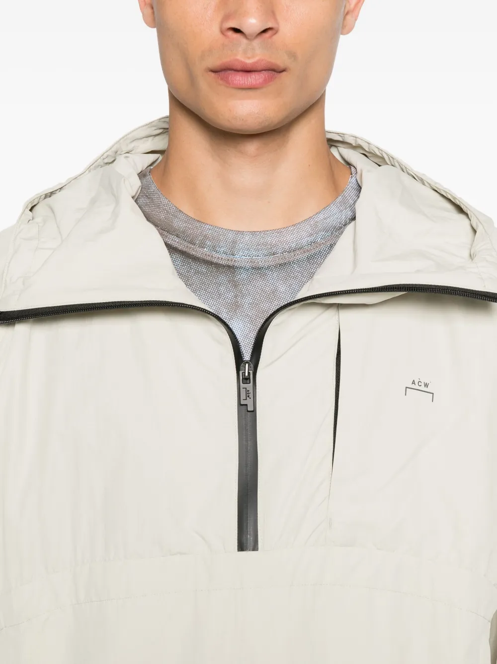 A-COLD-WALL* Parka met capuchon en trekkoord Beige