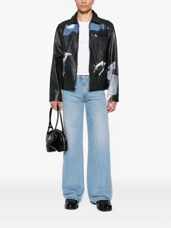 Coperni スタッズ ジーンズ | ブルー | FARFETCH JP