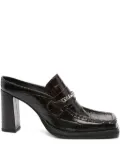 Martine Rose 90mm square-toe pumps - Brown