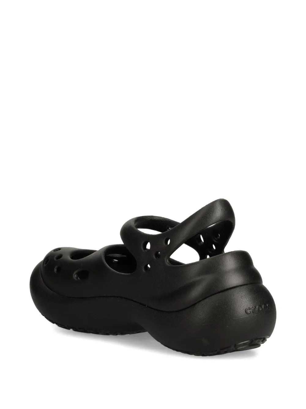 Crocs Phaedra perforated slip-ons Black