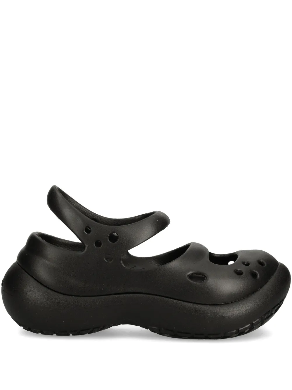 Crocs Phaedra perforated slip-ons Black