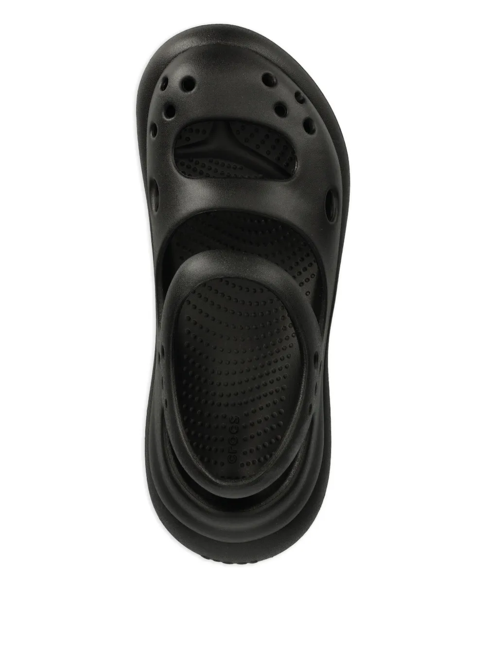 Crocs Phaedra perforated slip-ons Black