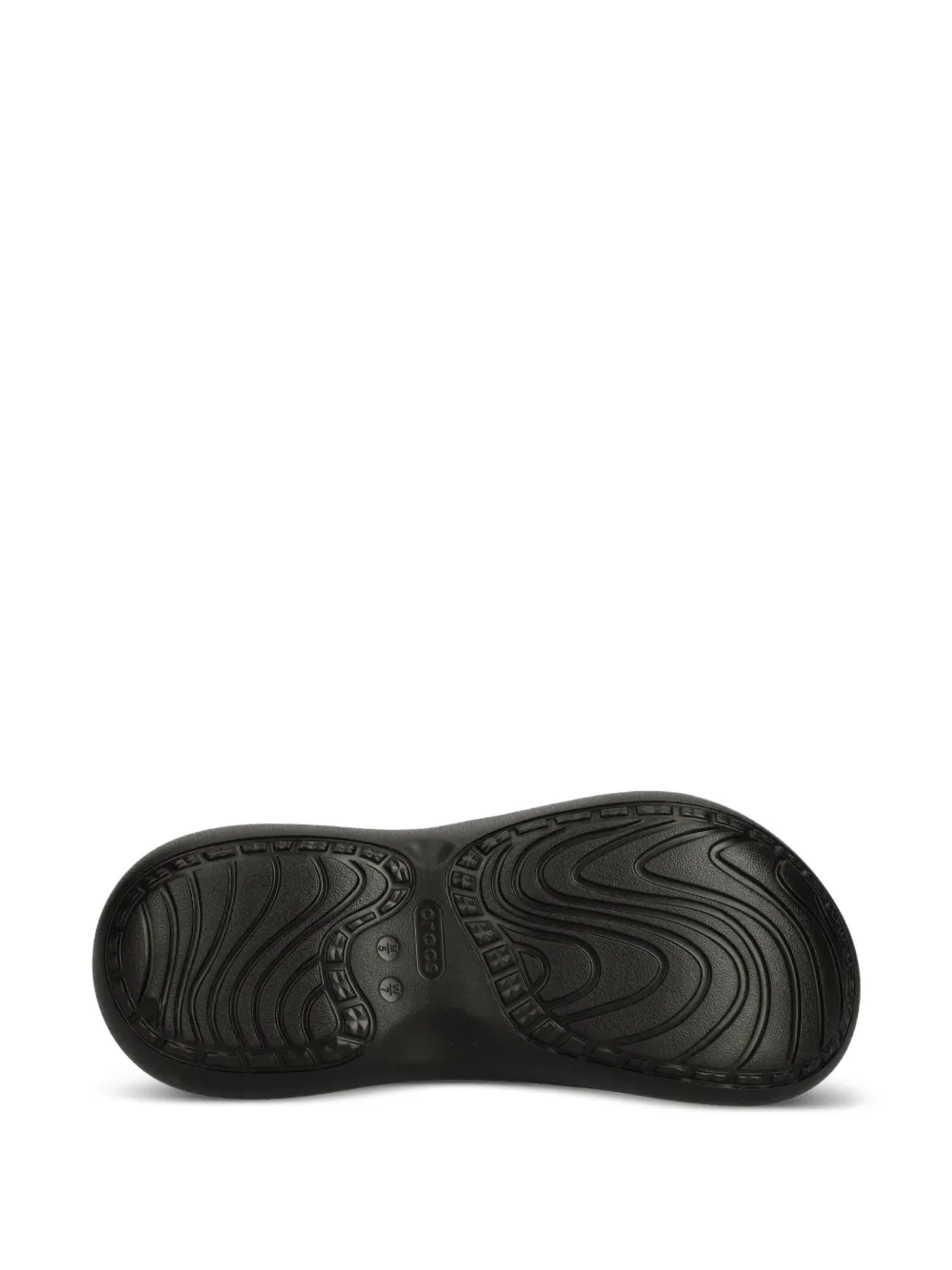 Crocs Phaedra perforated slip-ons Black