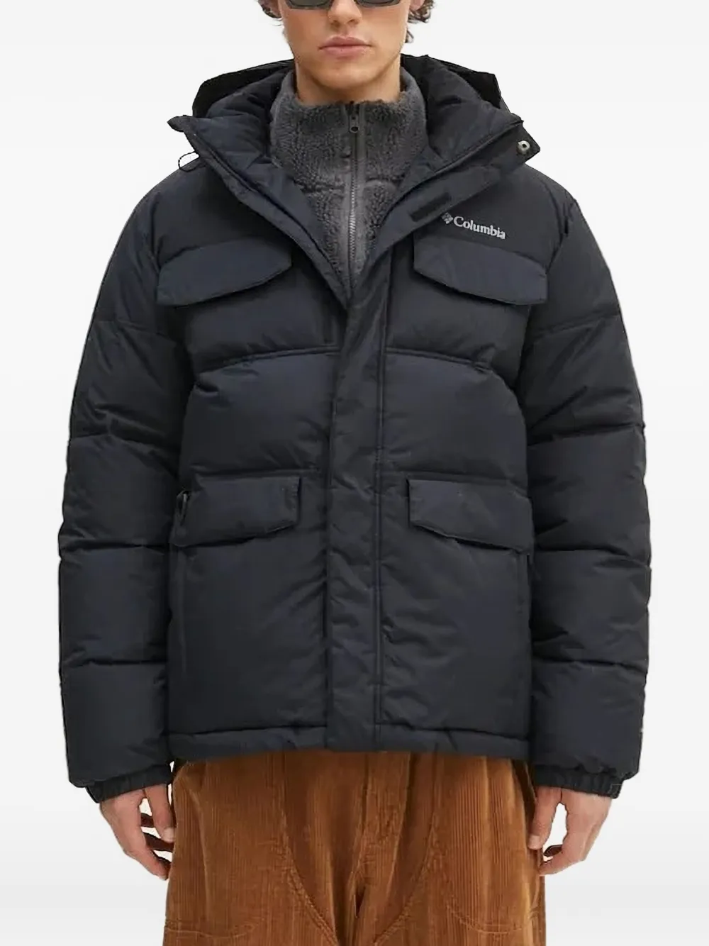 Columbia Landroamer™ hooded puffer jacket Zwart