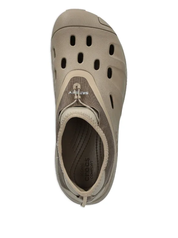 Crocs x Satisfy Quick Trail slip-ons | Brown | FARFETCH