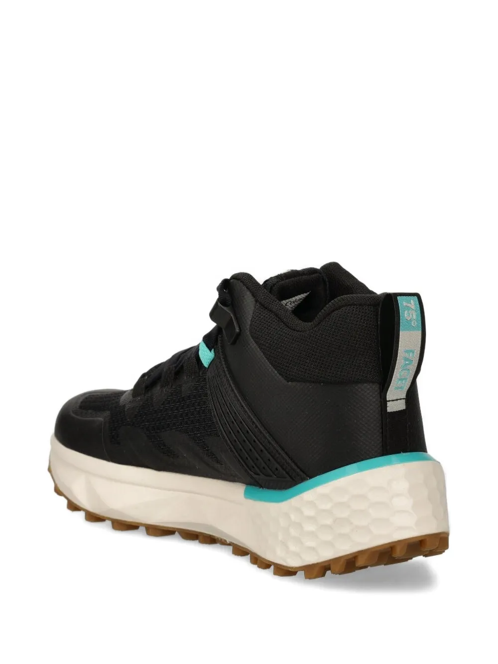 Columbia lace-up textured sneakers - Zwart