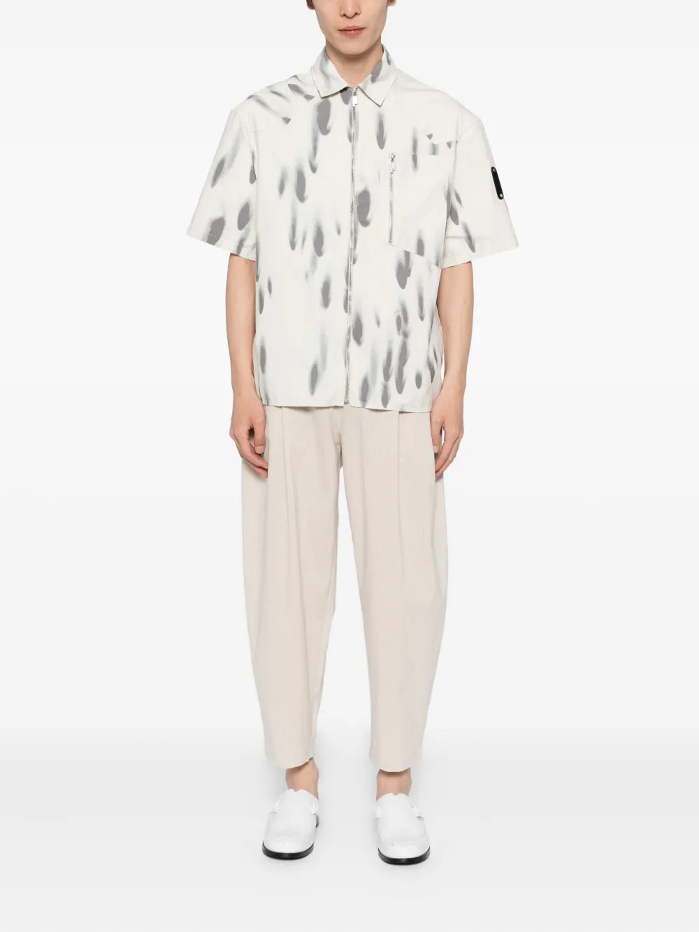 SONGZIO Geplooide broek Beige