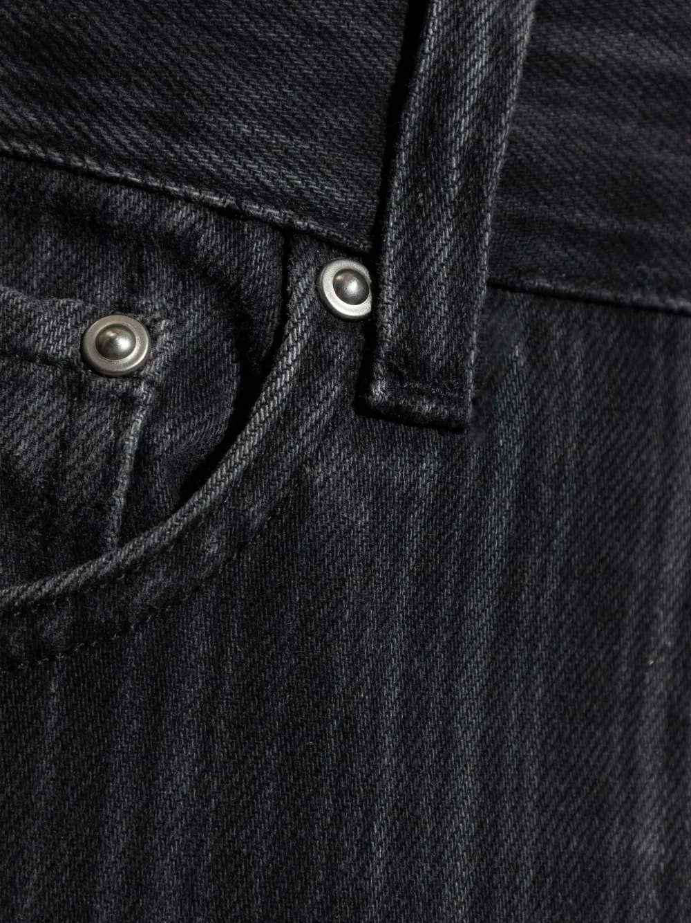 Carhartt WIP Rylan pinstripe jeans Zwart