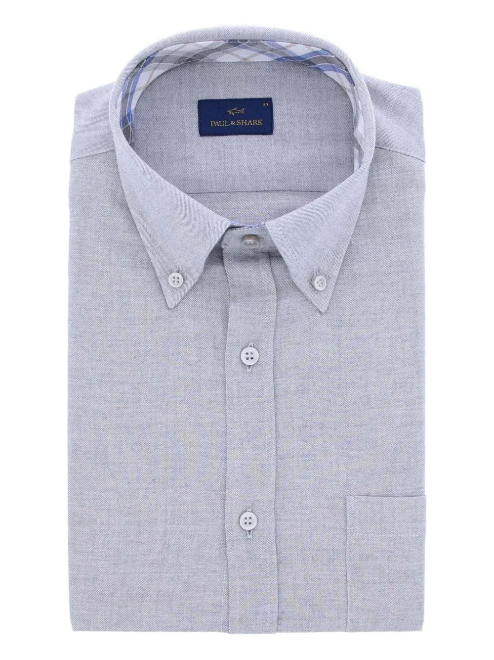 Paul & Shark Overhemd met opgestikte zak Blauw