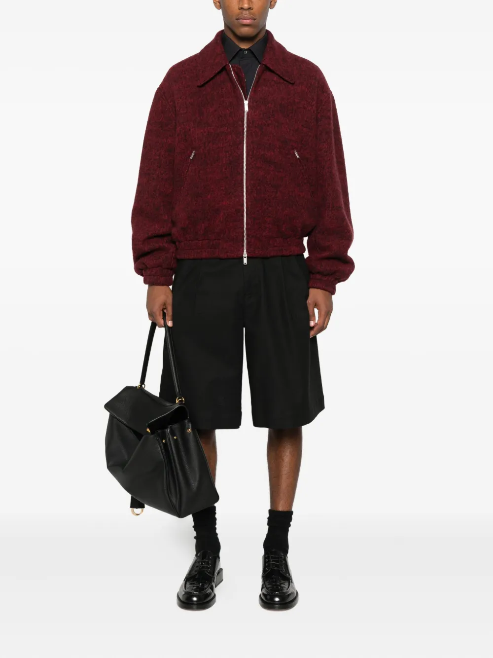 Jil Sander knitted bomber jacket | Bomber Jackets | Image 2