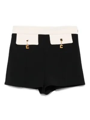 ショートパンツ ELISABETTA FRANCHI Women Shorts  Burmudas LSH01252E2360 Whi Elegant Women's Shorts from Elisabetta Franchi
