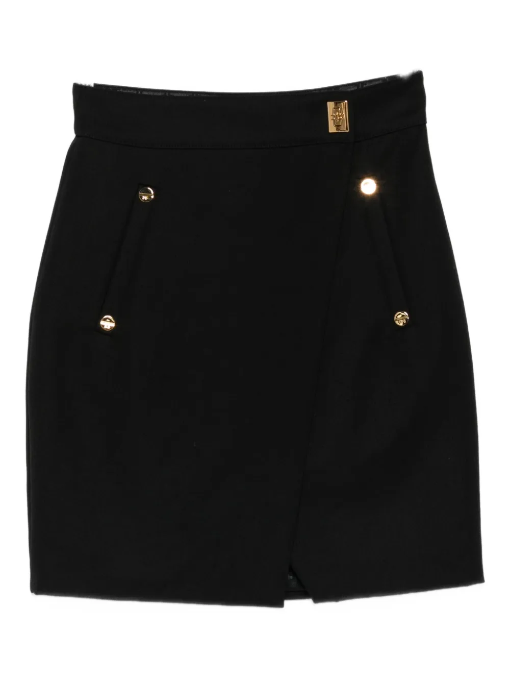 Elisabetta Franchi button-detailed mini skirt | Black | Image 1