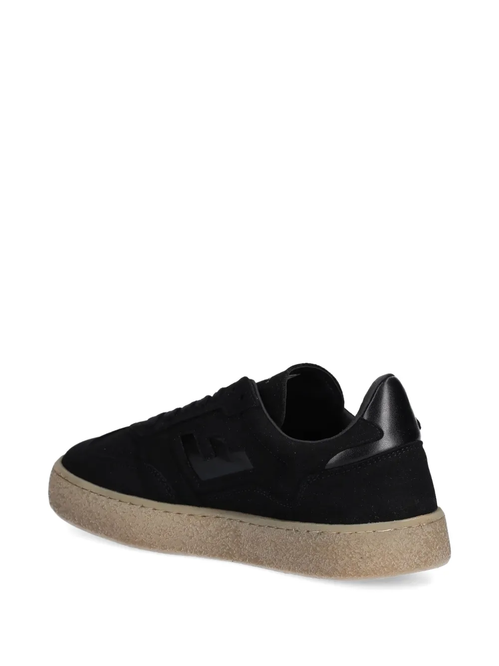 Flamingos suede leather sneakers Black