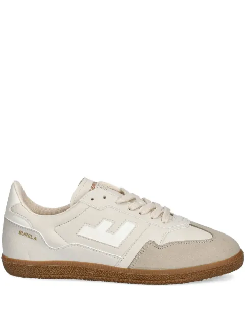 Flamingos logo-detail suede trainers