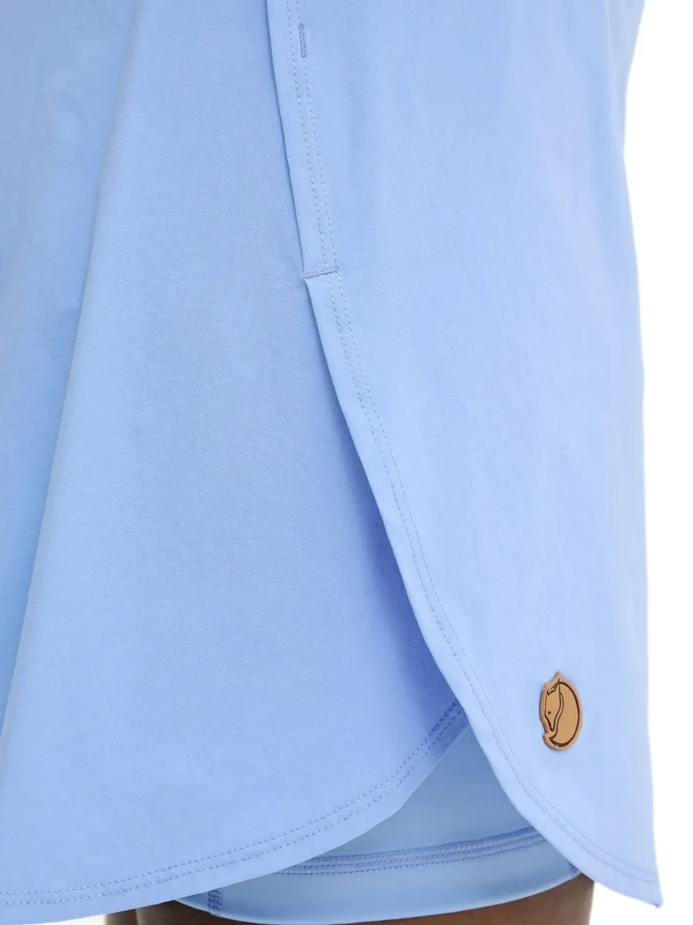 Fjällräven Plooirok met elastische tailleband Blauw