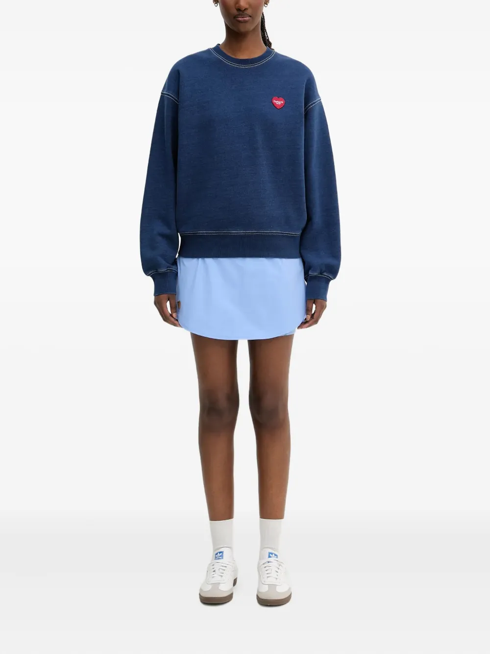 Fjällräven Plooirok met elastische tailleband Blauw