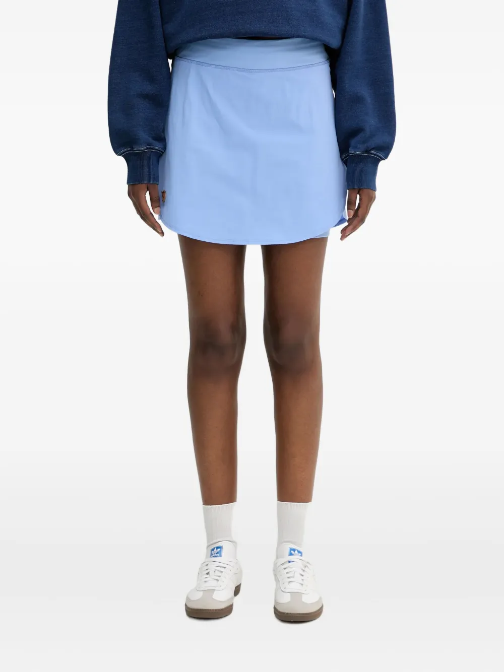 Fjall Raven Elastic-waistband Pleated Skirt In Blue