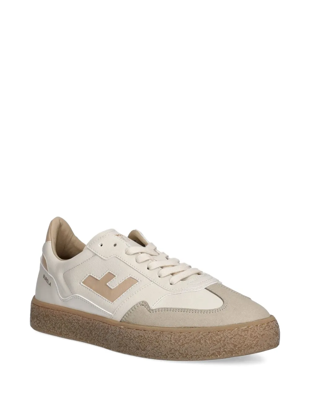 Flamingos logo-detail leather sneakers Neutrals