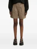 Fjällräven pleated tailored shorts - Neutrals