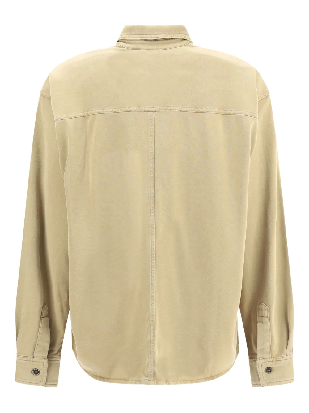 MARANT ÉTOILE double-pocket cotton shirt - Beige