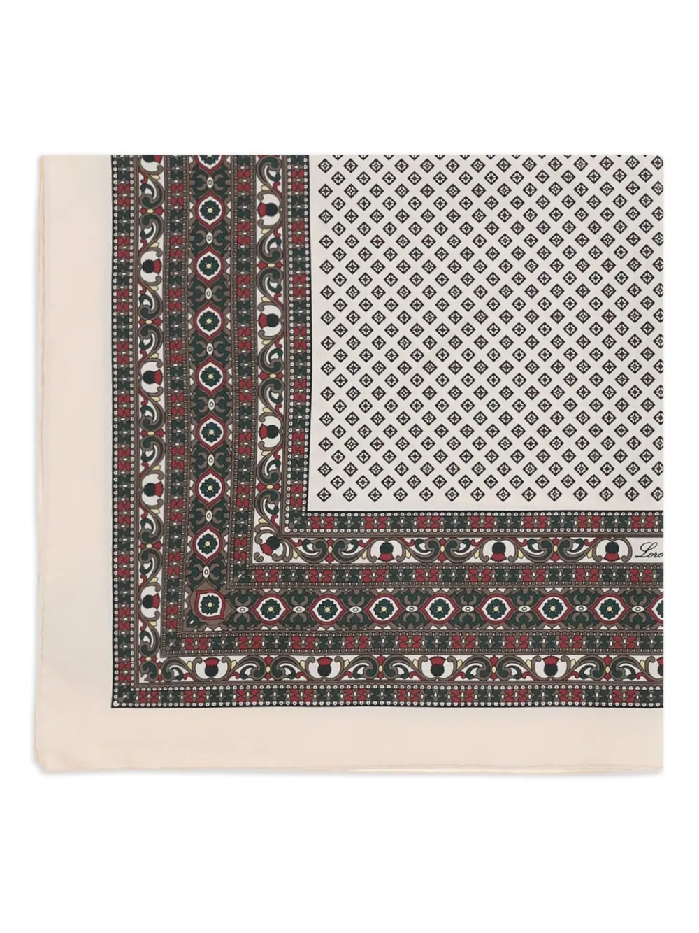 geometric-pattern scarf