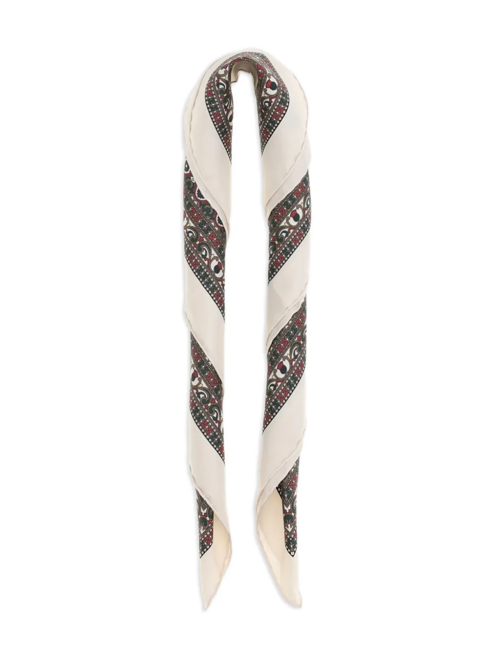 Loro Piana geometric-pattern scarf - Beige