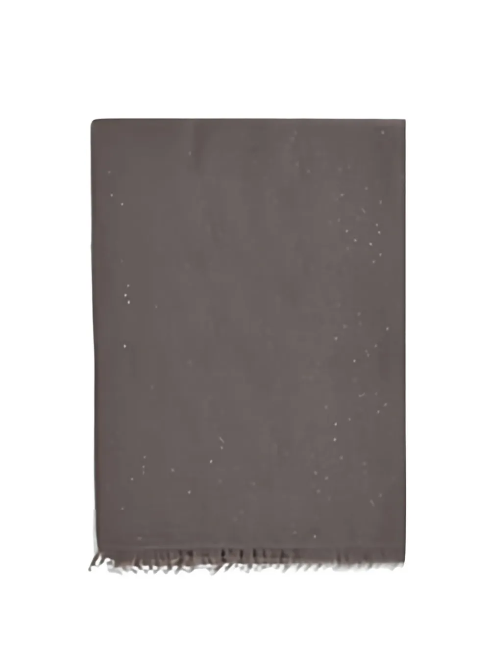 Brunello Cucinelli sequin-embellished frayed scarf - Bruin
