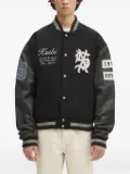 Ksubi embroidered varsity jacket - Black