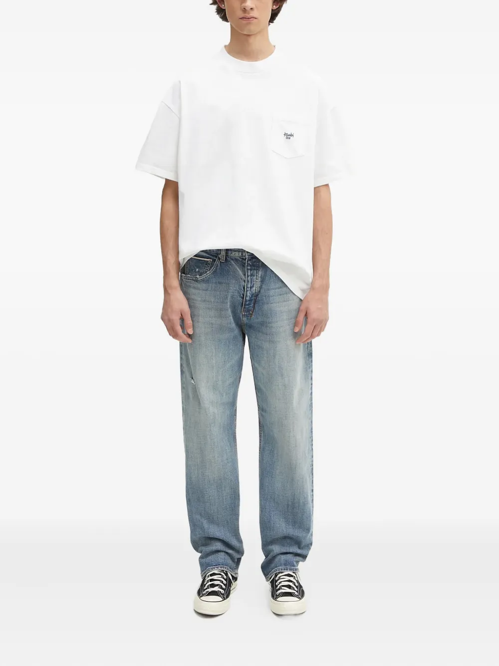 Ksubi Jeans met stiksel Blauw